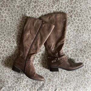 Brown Knee-High Women's Boots